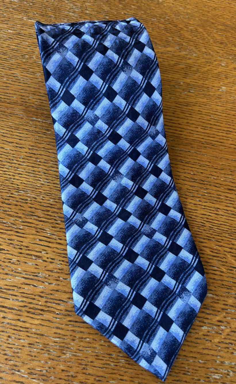 Vintage Nordstrom Made in Italy Silk Geometric Tie